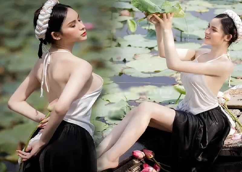 Ảnh hot girl Hoàng Chi bên bờ hồ quyến rũ Ảnh hot girl Hoàng Chi bên bờ hồ quyến rũ
